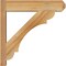 Ekena Millwork Olympic Rough Sawn Craftsman Outlooker, Western Red Cedar, 6"W x 24"D x 24"H OUT06X24X24OLY04RWR - alternate 2
